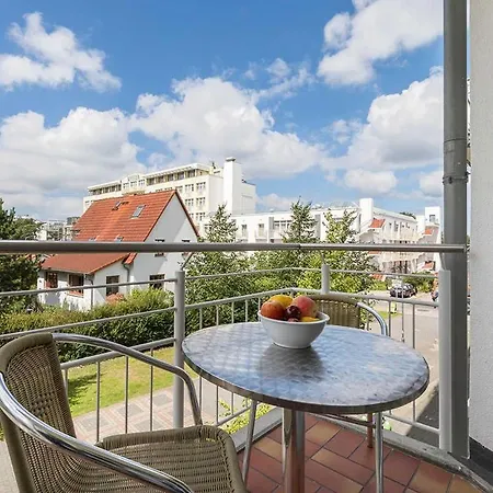 Strandnahe Mit Balkon, Residenz Bel Vital 04, Apartment Binz