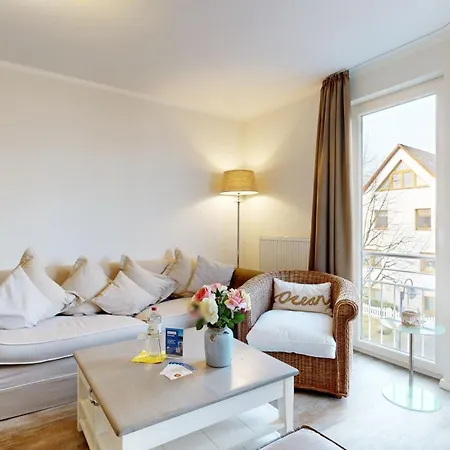 Apartment Strandnahe Mit Balkon, Residenz Bel Vital 04, Binz