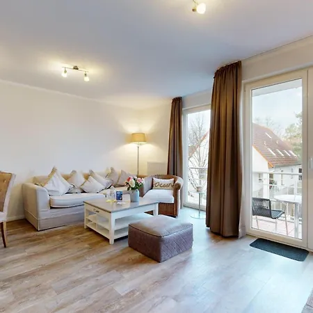 公寓 Strandnahe Mit Balkon, Residenz Bel Vital 04, 宾茨